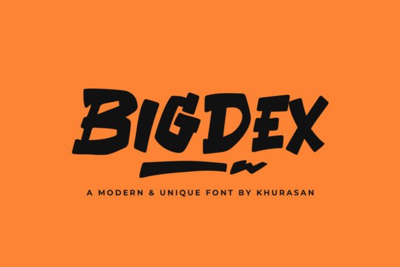 Bigdex: The Bold Display Font for Standout Projects