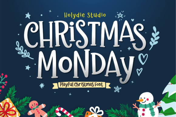 Christmas Monday: A Quirky Font for Winter Creations