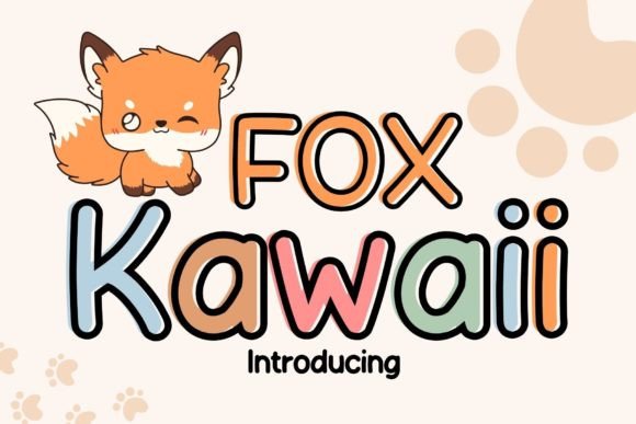 Fox Kawaii: A Playful Font for Modern Creative Projects