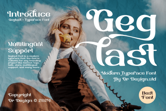 Geglast: A Display Font for Timeless Brand Elegance