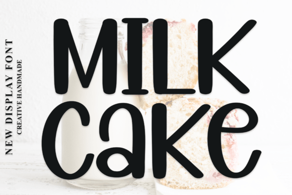 Milk Cake: Elevate Your Projects with Stylish Display Font