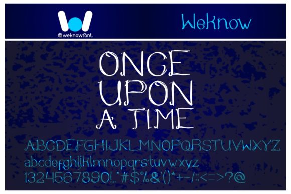 Once Upon a Time: A Creative Font for Storytellers
