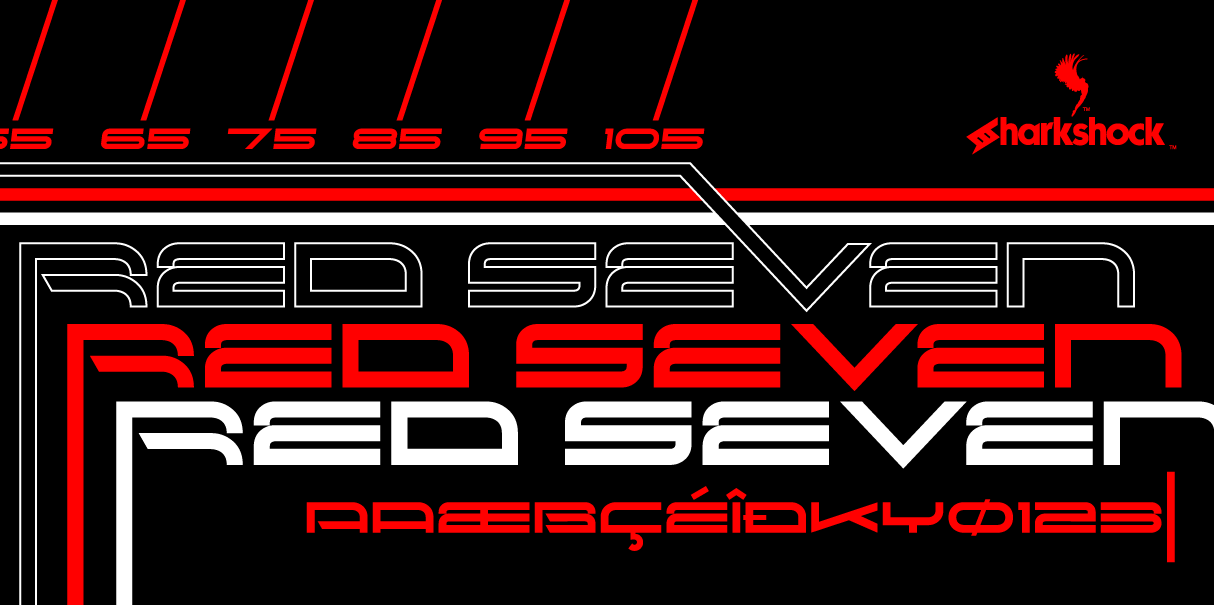 Red Seven: A Typeface That Cuts Through the Noise