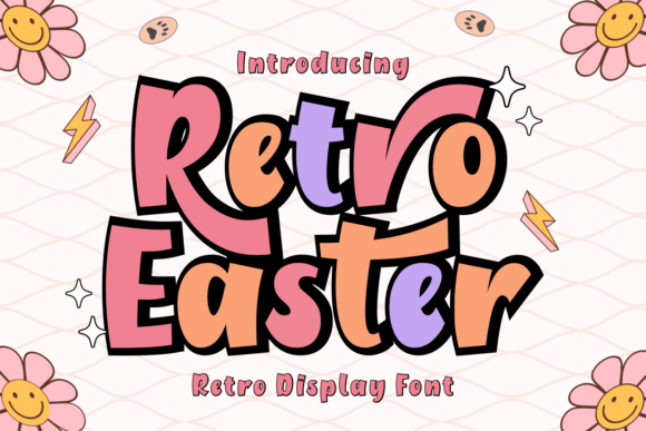 Retro Easter: A Groovy Display Font for Modern Brands