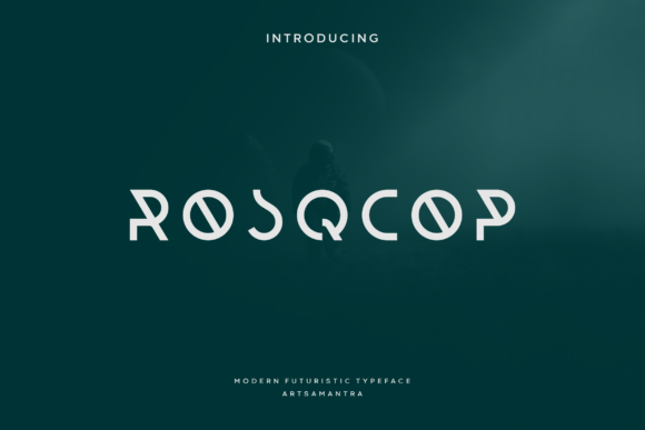Rosqcop: Crafting Futuristic Elegance in Display Typography
