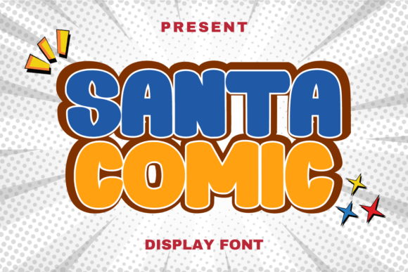 Santa Comic: A Bold Typeface for Confident Storytelling