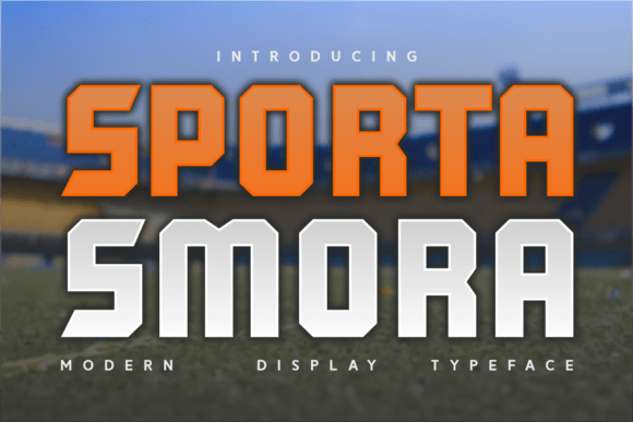 Sporta Smora: The Bold Typeface for Modern Athletes