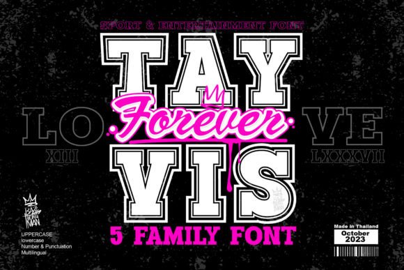 Tayvis Forever: Injecting Energy into Modern Typography