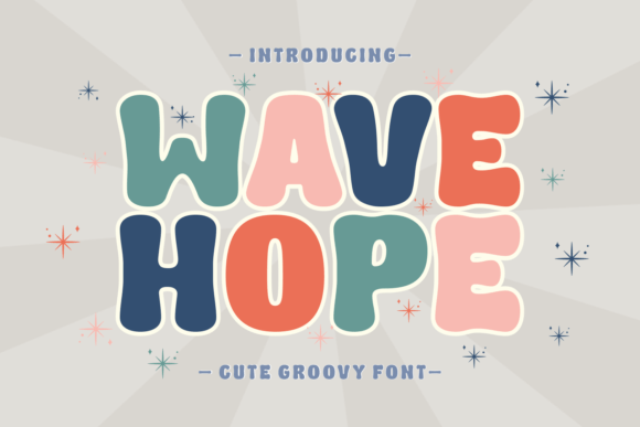 Wave Hope: The Playful Display Font for Joyful Designs